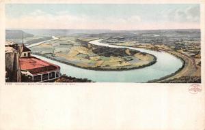 LOOKOUT MOUNTAIN, Tennessee   AERIAL VIEW OF MOCCASIN BEND  c1910's Postcard