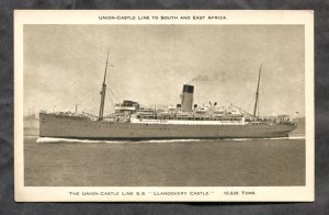 dc683 - Steamer SS LLANDOVERY CASTLE 1930s Postcard