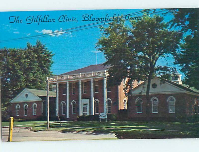 Unused Pre-1980 GILFILLAN CLINIC BUILDING Bloomfield Iowa IA J8969