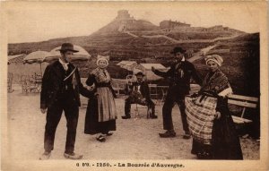 CPA Folklore - Auvergne - La Bourrée d'Auvergne (773097)