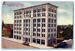 1911 Aerial View Pioneer Telephone Building Oklahoma City Oklahoma OK Postcard