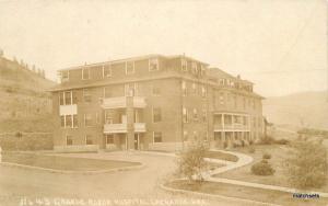 C-1910 Grande Ronde Hospital La Grande Oregon RPPC real photo postcard 8675