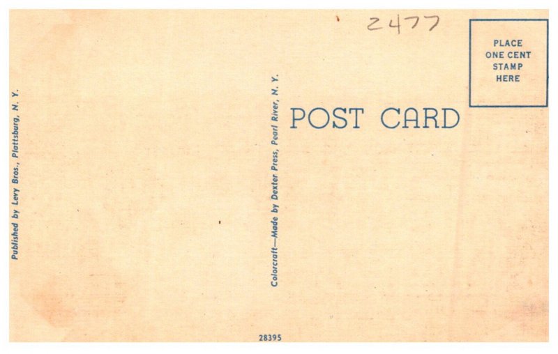 New York Ausable Chasm View of Falls