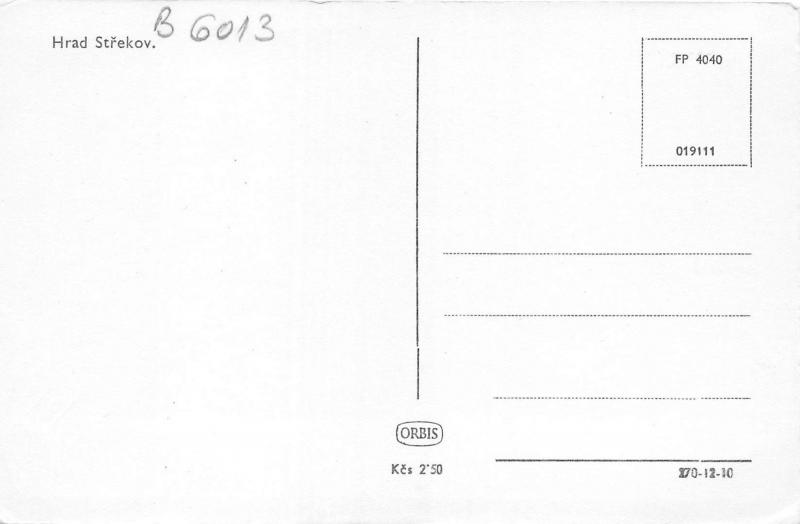 B6013 Czech Republic Hrad Strekov