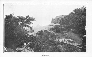 L381 India Matheran Automobile station vintage postcard