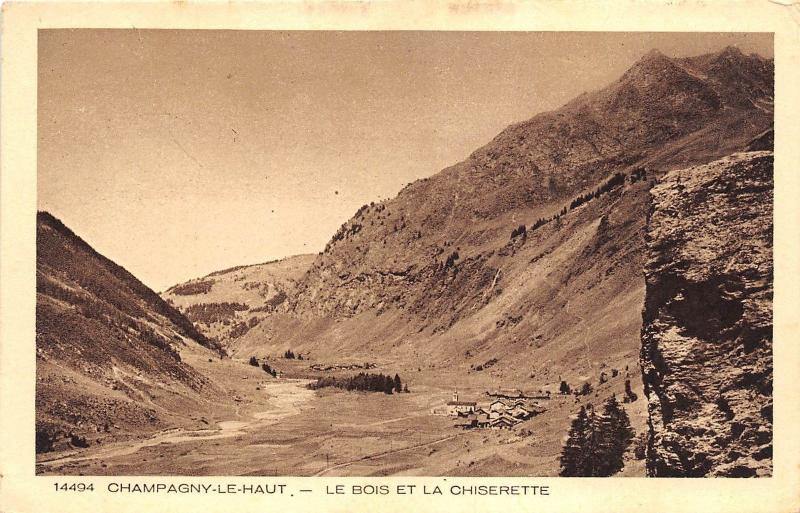 BR29848 Champagny le haut le bois et la Chiserette france