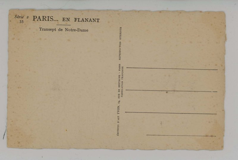 France - Paris. Notre Dame Cathedral, Transept