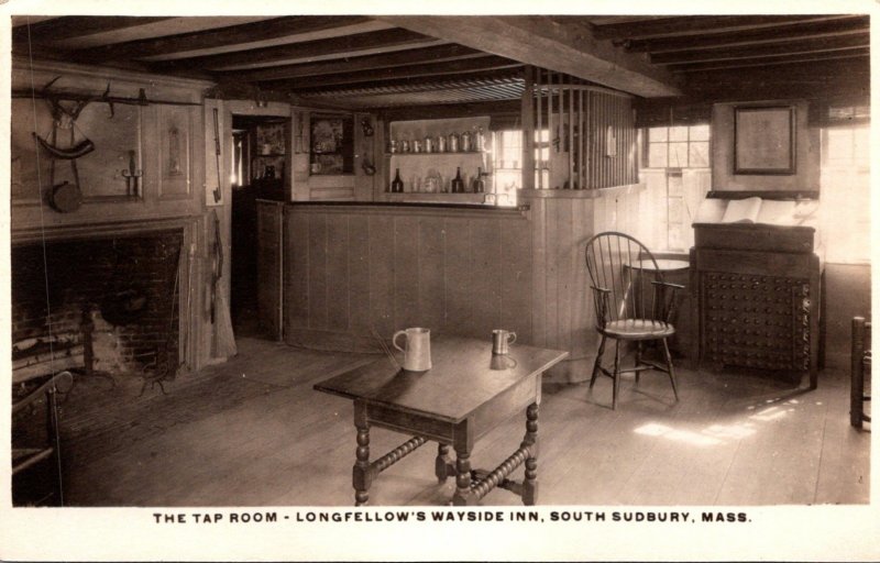 Massachusetts South Sudbury Longfellow's Wayside Inn The Tap Room Real P...