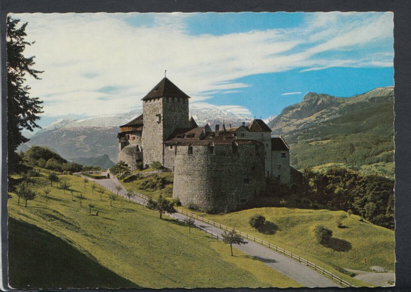 Liechtenstein Postcard - View of Schloss Vaduz  T4526