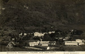 PC CPA BATHHOTEL SONGGORITI, MALANG JAVA, INDONESIA, VINTAGE POSTCARD (b7317)