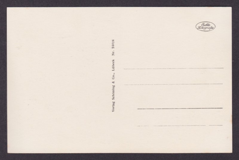 Vintage postcard Friedrichroda Grund valley Thuringia Germany forest view