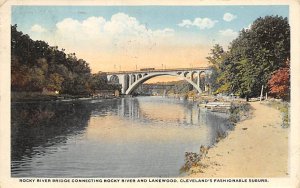 Rocky River Bridge Cleveland, Ohio OH