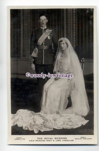 r0940 - Wedding Day for Princess Mary & Lord Lascelles - postcard