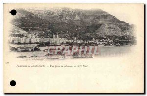 Old Postcard Panorama Monte Carlo Monaco shooting