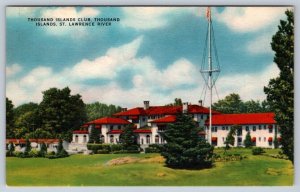 Thousands Islands Country Club, Thousand Islands New York, Vintage 1956 Postcard