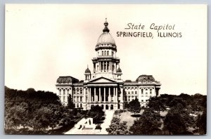 RPPC State Capital Springfield IL C1950s Postcard W13