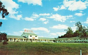 Morgantown PA El Mor Motel Old Cars Postcard