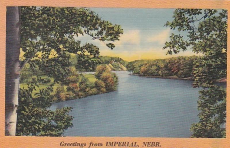 Nebraska Greetings From Imperial 1943