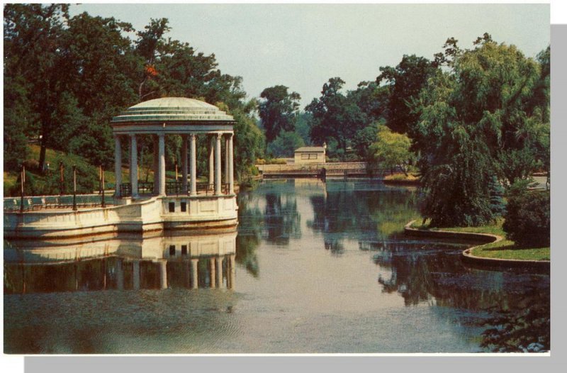 Providence, Rhode Island/RI Postcard, Roger Williams Park, Lake