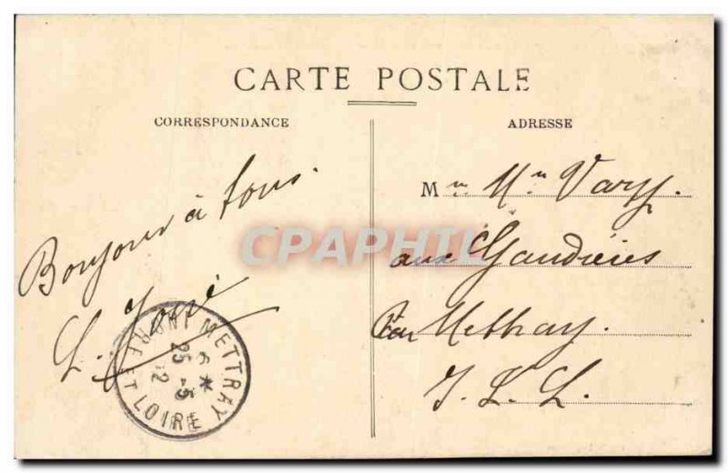 Creuse Postcard Old Camp of Courtine Canon 155 Rimailho (militaria)