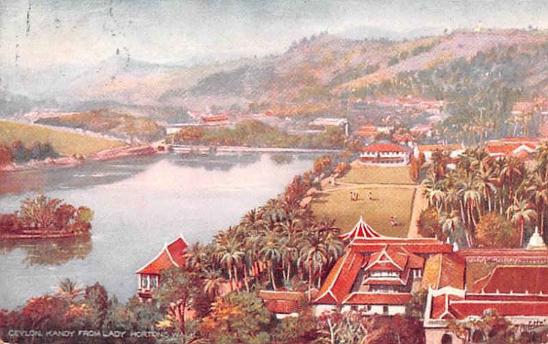 From Lady Horton's Walk Kandy Ceylon, Ceylan 1906 