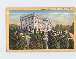 Postcard The Elms Residence of EJ Berwind Newport Rhode Island USA