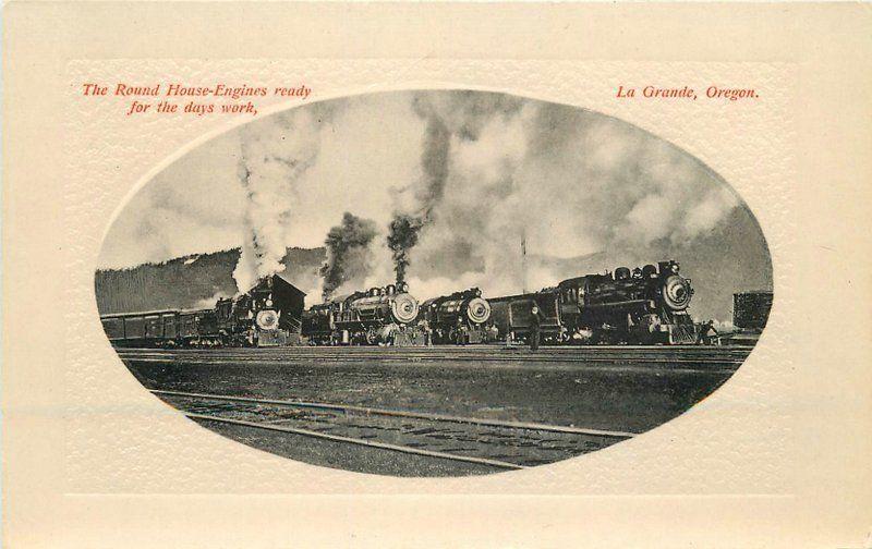 C-1910 Glosso Series Frame like Railroad Train Pacific Novelty Oregon 5508