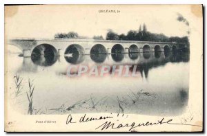 Old Postcard Orleans on Olivet Bridge