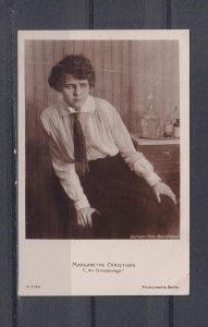 MARGARETE CHRISTIANS, AUSTRIAN & AMERICAN ACTRESS, c1935 ppc., unused.
