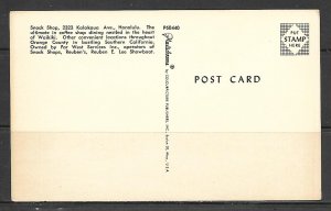 Hawaii, Honolulu - Snack Shop - [HI-045]