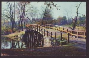 Old North Bridge,Concord,MA Postcard