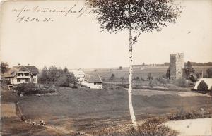 B86/ Foreign RPPC Postcard Durlagh Germany 1924 Homes Bridge River