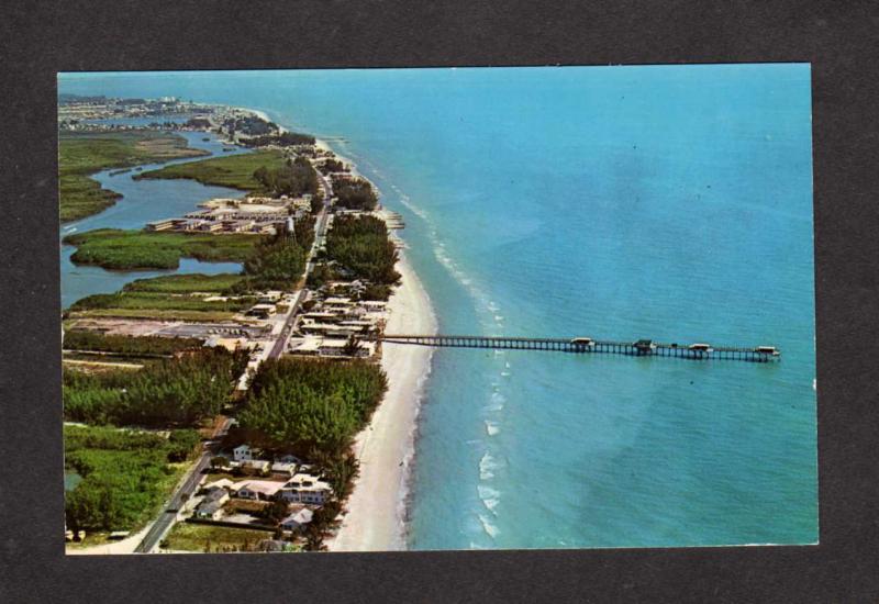 FL Indian Rocks Beach Redington Florida Postcard Fishing Pier