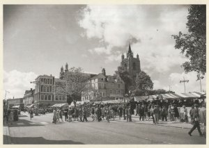 Norwich Market in 1962 Norfolk Rare Postcard