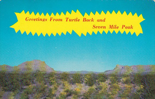 Greetings From Turtle Back And Seven Mile Peak Blanca Texas