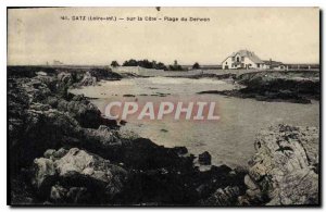 Old Postcard Batz Loire On the Riviera Beach Derwen