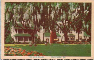 1940s The Anchorage Hotel Brunswick Georgia Postcard