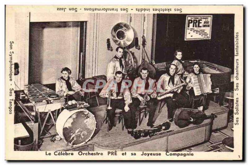 CPA Le celebre orchestre Pre et sa joyeuse compagnie Jazz 