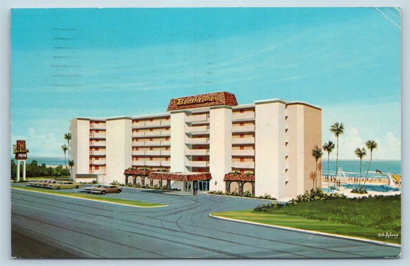 Postcard FL Daytona Beach Beachcomer Inn Hotel G23