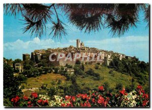 Modern Postcard The French Riviera St Paul de Vence General view