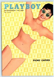 PLAYBOY MAGAZINE ~ Model JOYCE NIZZARI 1958 Playmate ~1995 ~ 4x6 Postcard