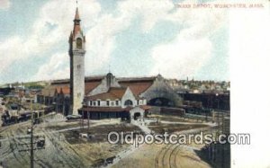 Union Depot, Worcester, MA, Massachusetts, USA Depot Railroad Unused 