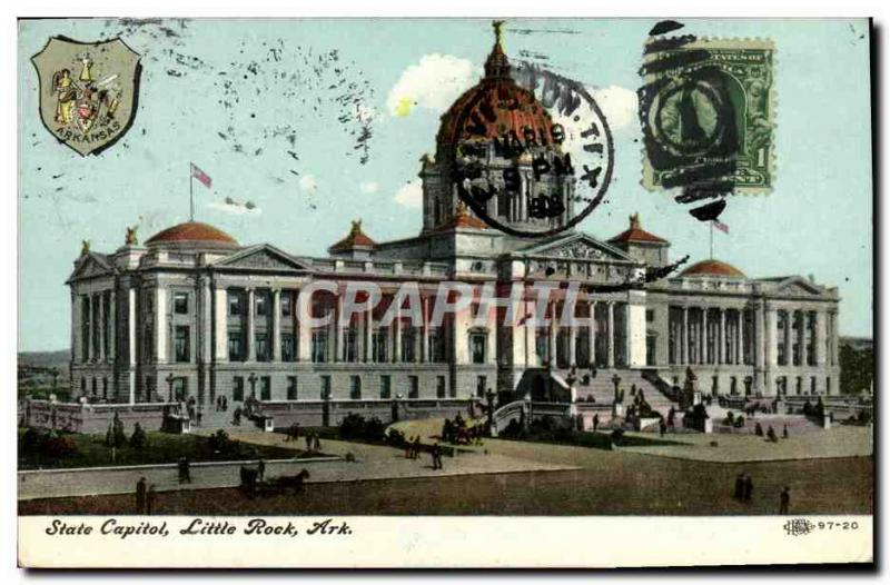 Postcard Old State Capitol, Little Rock Ark