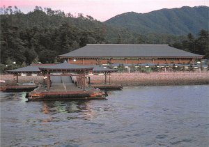 Lot283 evening view of miyajima pier hiroshima japan