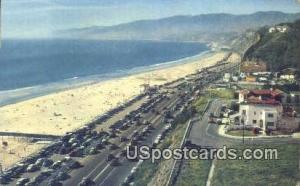 Coast Highway Santa Monica CA 1956