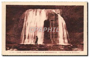 Old Postcard Le Mont Dore and La Bourboule Cascade Verniere