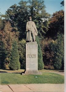 BF19624 statue du marechal foch  compiegne  france  front/back image