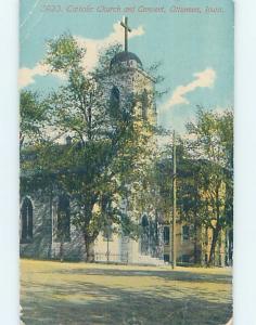 Divided-Back CHURCH SCENE Ottumwa Iowa IA G4383