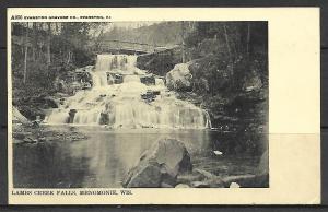 Wisconsin, Menomonie - Lambs Creek Falls - Undivided - [WI-030]