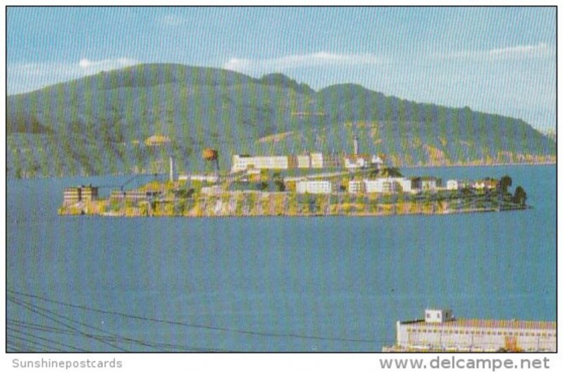 Twelve Acres Of Solid Rock Lying Just Inside The Golden Gate Alcatraz Island ...